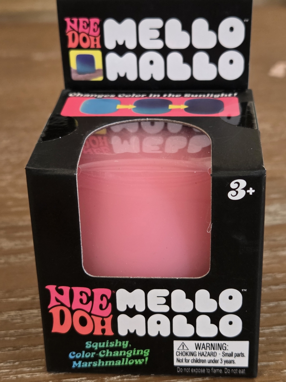 Mello Mallo Needoh Pink Color-Changing Marshmallow Toy